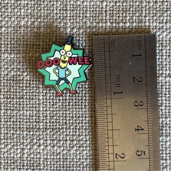 SDCC 2015 Adult Swim On The Green Rick And Morty Pin Mr. Poopybutthole Comic Con - Picture 7 of 8